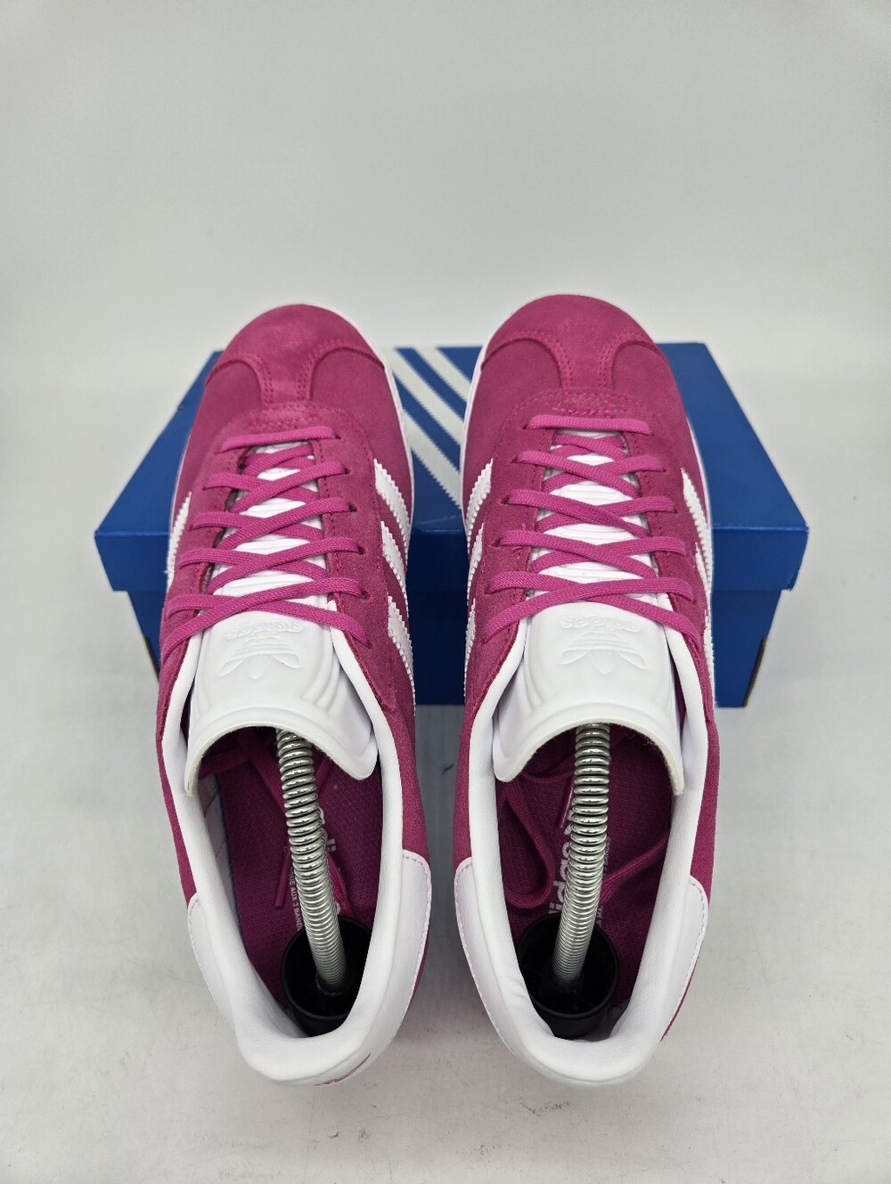 adidas Gazelle IF9801 Semi Lucid Fuchsia Cloud White Shoes Women's Size 7.5 - Picture 5 of 8